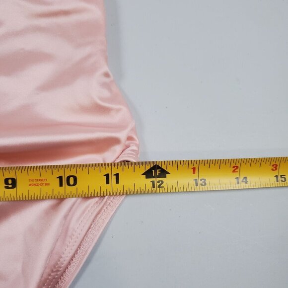 Good American Twisted Cutout One Piece Swimsuit Women Size XXS NWT Pink - Picture 11 of 13